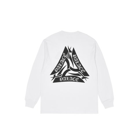 Palace TRIBAL TRI LONGSLEEVE WHITE - Colorway
