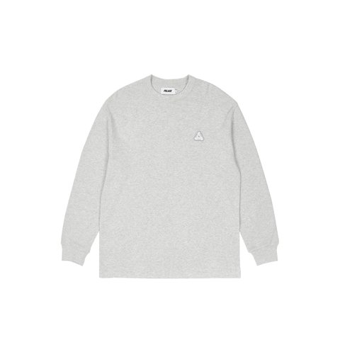 Palace WAFFLE LONGSLEEVE GREY MARL - Colorway