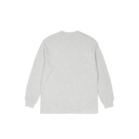 Palace WAFFLE LONGSLEEVE GREY MARL - Colorway