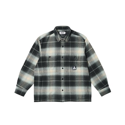 Palace WORK SHIRT GREY / BLUE - Colorway