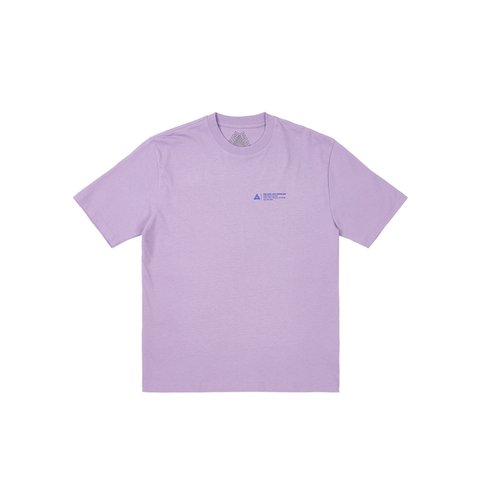 Palace WRAPPER LOGO T-SHIRT LIGHT PURPLE - Colorway