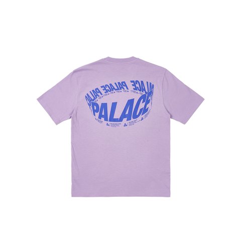 Palace WRAPPER LOGO T-SHIRT LIGHT PURPLE - Colorway