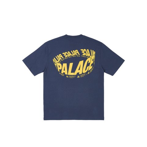 Palace WRAPPER LOGO T-SHIRT NAVY - Colorway