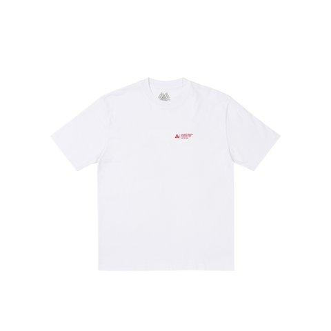 Palace WRAPPER LOGO T-SHIRT WHITE - Colorway