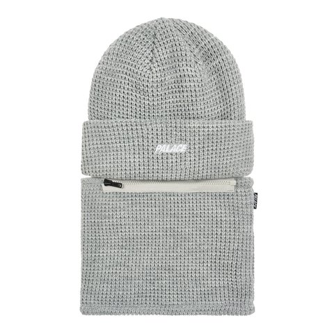 Palace ZIP OFF FACEWARMER P BEANIE GREY MARL - Colorway