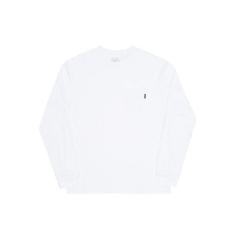 Palace POCKET L/S T-SHIRT WHITE