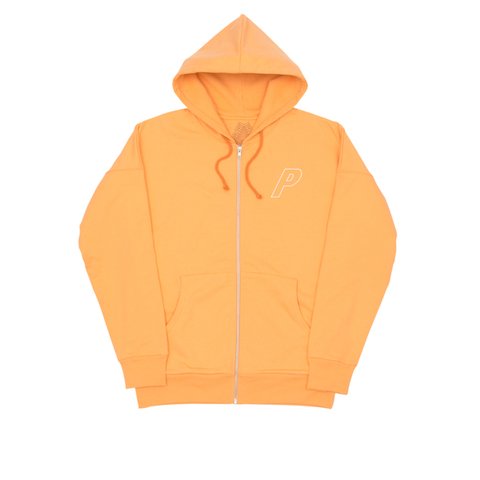 Palace WAFFLE ZIP HOOD ORANGE - Colorway