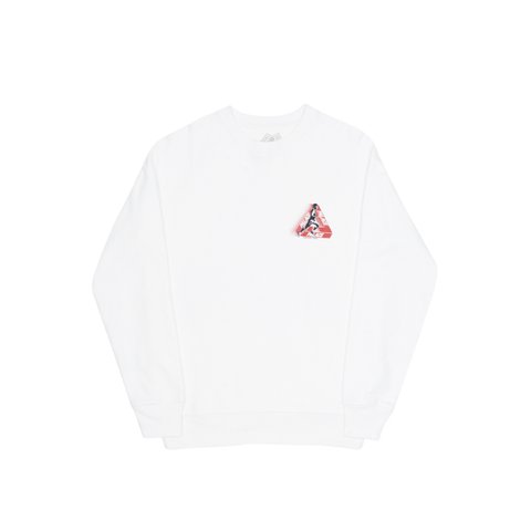 Palace RUNNING TINGS CREW WHITE - Colorway