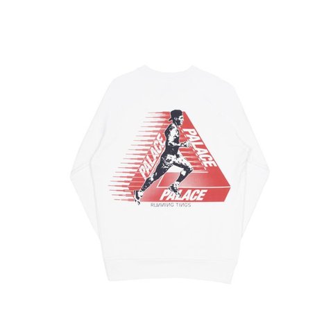 Palace RUNNING TINGS CREW WHITE
