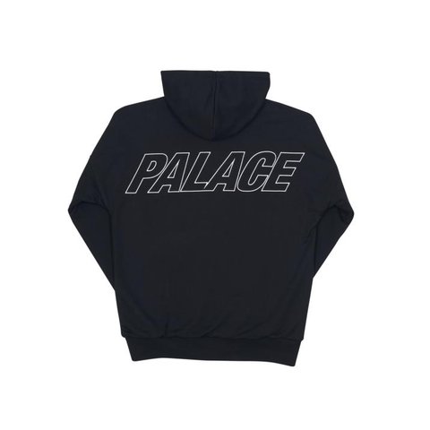 Palace WAFFLE ZIP HOOD BLACK