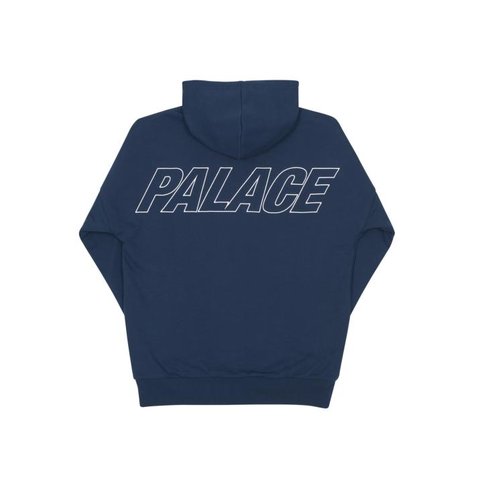 Palace WAFFLE ZIP HOOD NAVY