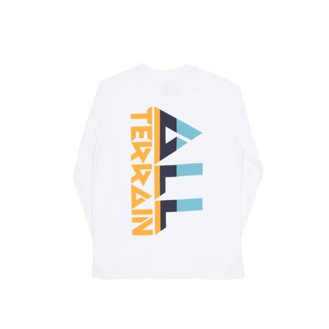 Palace ALL TERRAIN L/S T-SHIRT WHITE
