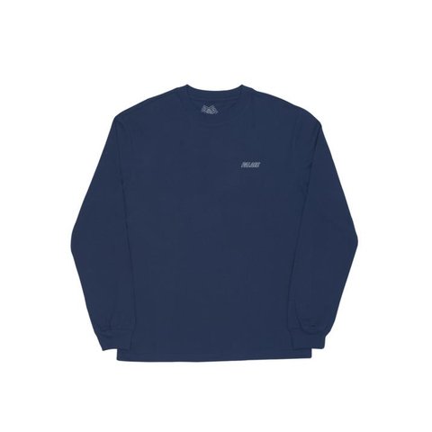 Palace LOW KEY L/S T-SHIRT NAVY