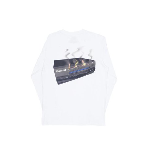 Palace PALACESONIC L/S T-SHIRT WHITE