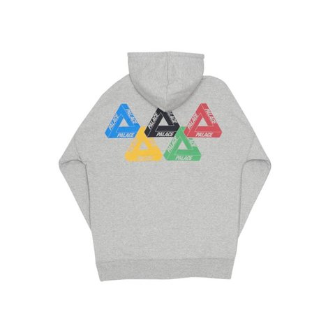 Palace PERFORMANCE ZIP HOOD GREY