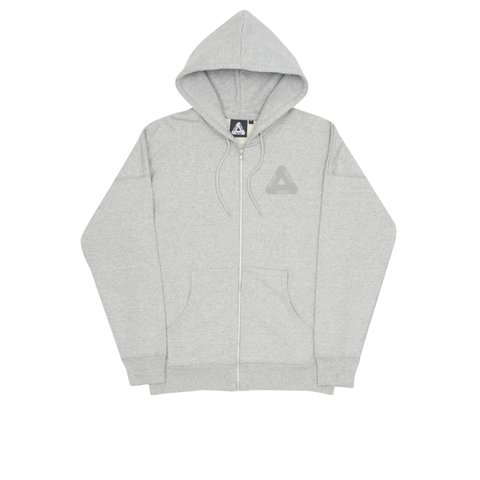 Palace PERFORMANCE ZIP HOOD GREY - Colorway
