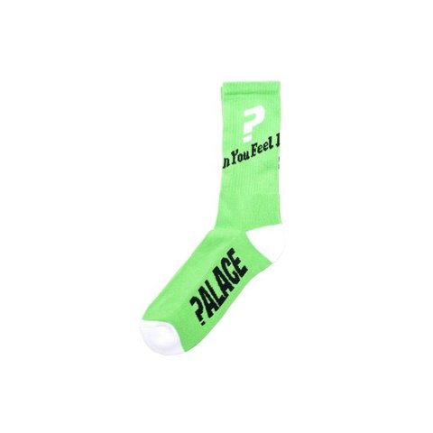 Palace CAN YOU FEEL IT SOCK GREEN