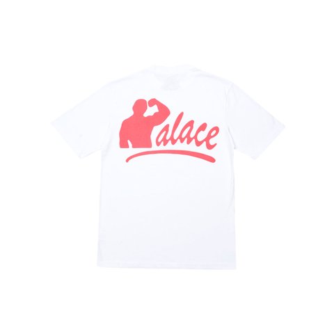 Palace MUSCLE T-SHIRT WHITE - Colorway