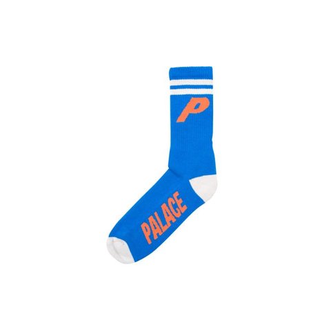 Palace P SOCK BLUE