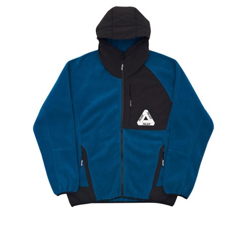 Palace POLARTEC FLEE HOODED MORROCAN BLUE - Colorway