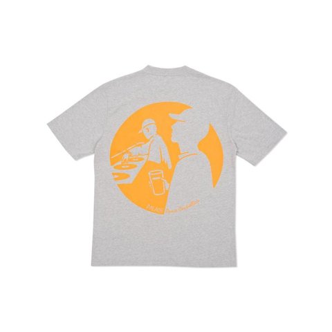 Palace DANCE CONTROL T-SHIRT GREY MARL