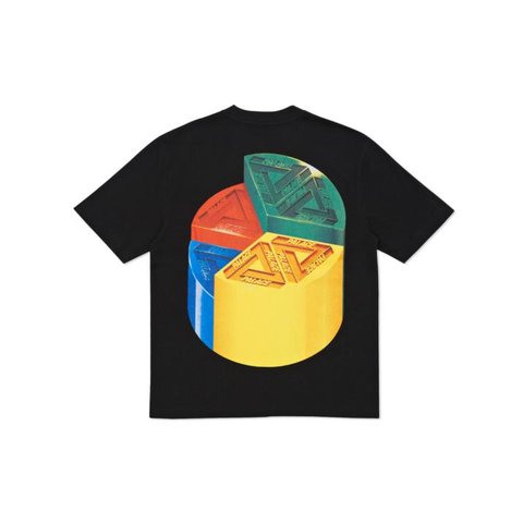 Palace HI-CHART T-SHIRT BLACK