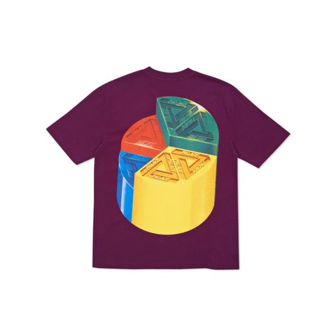Palace HI-CHART T-SHIRT PURPLE