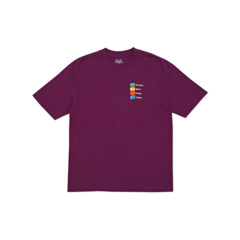 Palace HI-CHART T-SHIRT PURPLE - Colorway