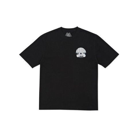 Palace TRI-CURTAIN T-SHIRT BLACK - Colorway