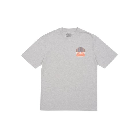 Palace TRI-CURTAIN T-SHIRT GREY MARL - Colorway