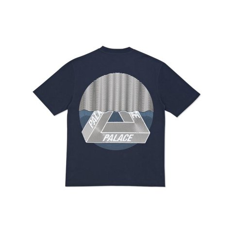 Palace TRI-CURTAIN T-SHIRT NAVY