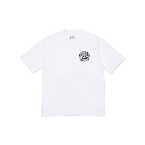 Palace TRI-CURTAIN T-SHIRT WHITE - Colorway