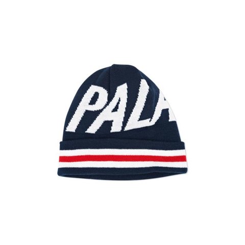 Palace STRIPE CUFF BEANIE NAVY