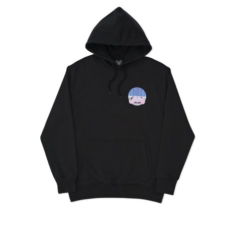 Palace TRI-CURTAIN HOOD BLACK - Colorway