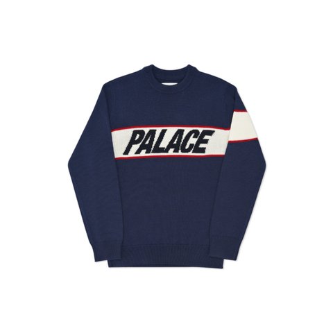Palace LOGO KNIT NAVY - Colorway