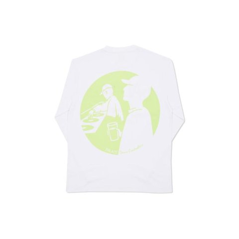 Palace DANCE CONTROL LONGSLEEVE WHITE