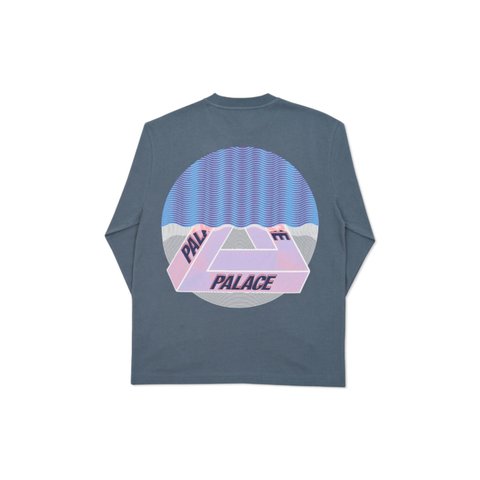 Palace TRI-CURTAIN LONGSLEEVE GREY - Colorway