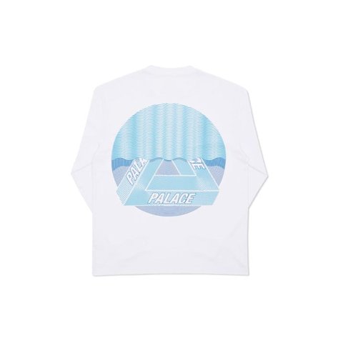 Palace TRI-CURTAIN LONGSLEEVE WHITE
