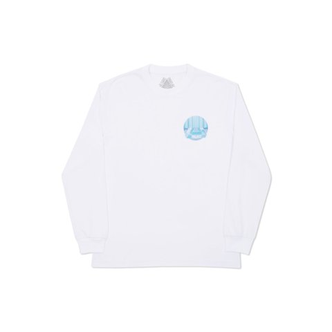 Palace TRI-CURTAIN LONGSLEEVE WHITE - Colorway
