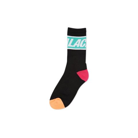 Palace FONT SOCK BLACK