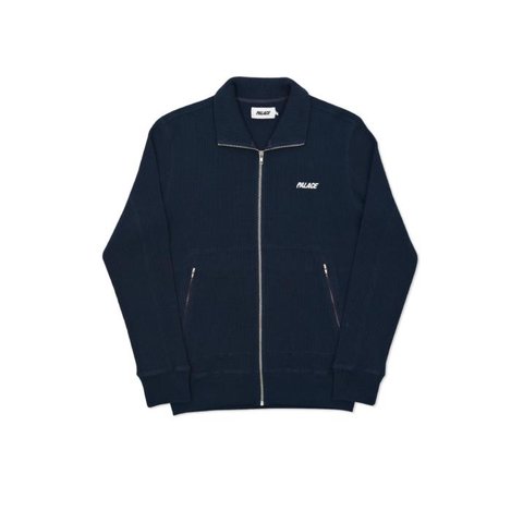 Palace WAFFLED TRACK TOP NAVY