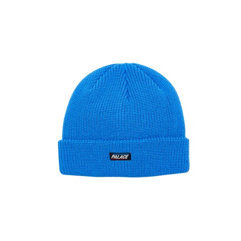 Palace FLAG LABEL BEANIE BLUE - Colorway