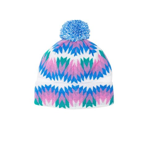 Palace ZIG ZAG BEANIE WHITE
