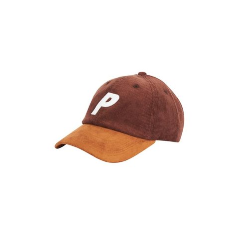 Palace P 6-PANEL BROWN CORD / SUEDE