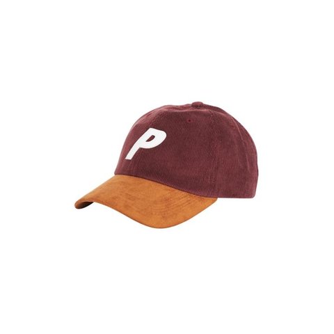 Palace P 6-PANEL BURGUNDY CORD / SUEDE