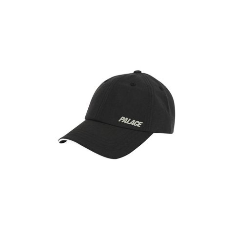 Palace FONT 6-PANEL BLACK SHELL