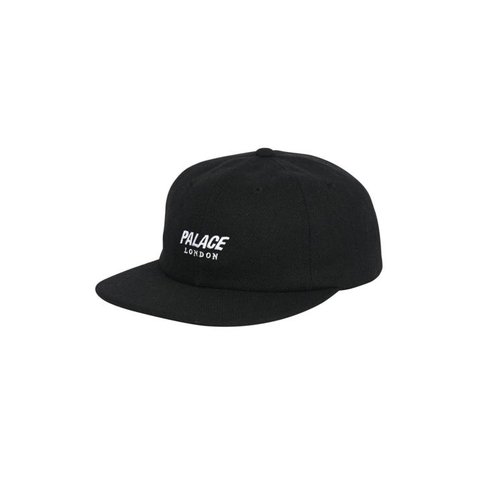 Palace LDN 6-PANEL BLACK WOOL