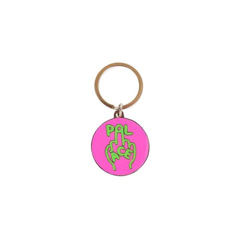 Palace FINGER UP KEYRING NEON PINK / GREEN