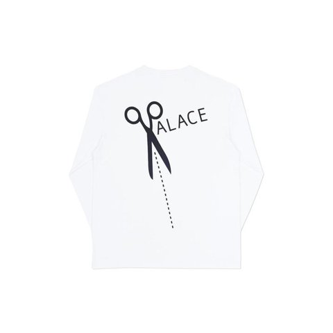 Palace SCISSOR LONGSLEEVE WHITE