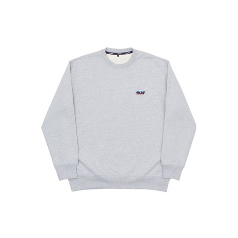 Palace BASICALLY A CREW GREY MARL - Colorway